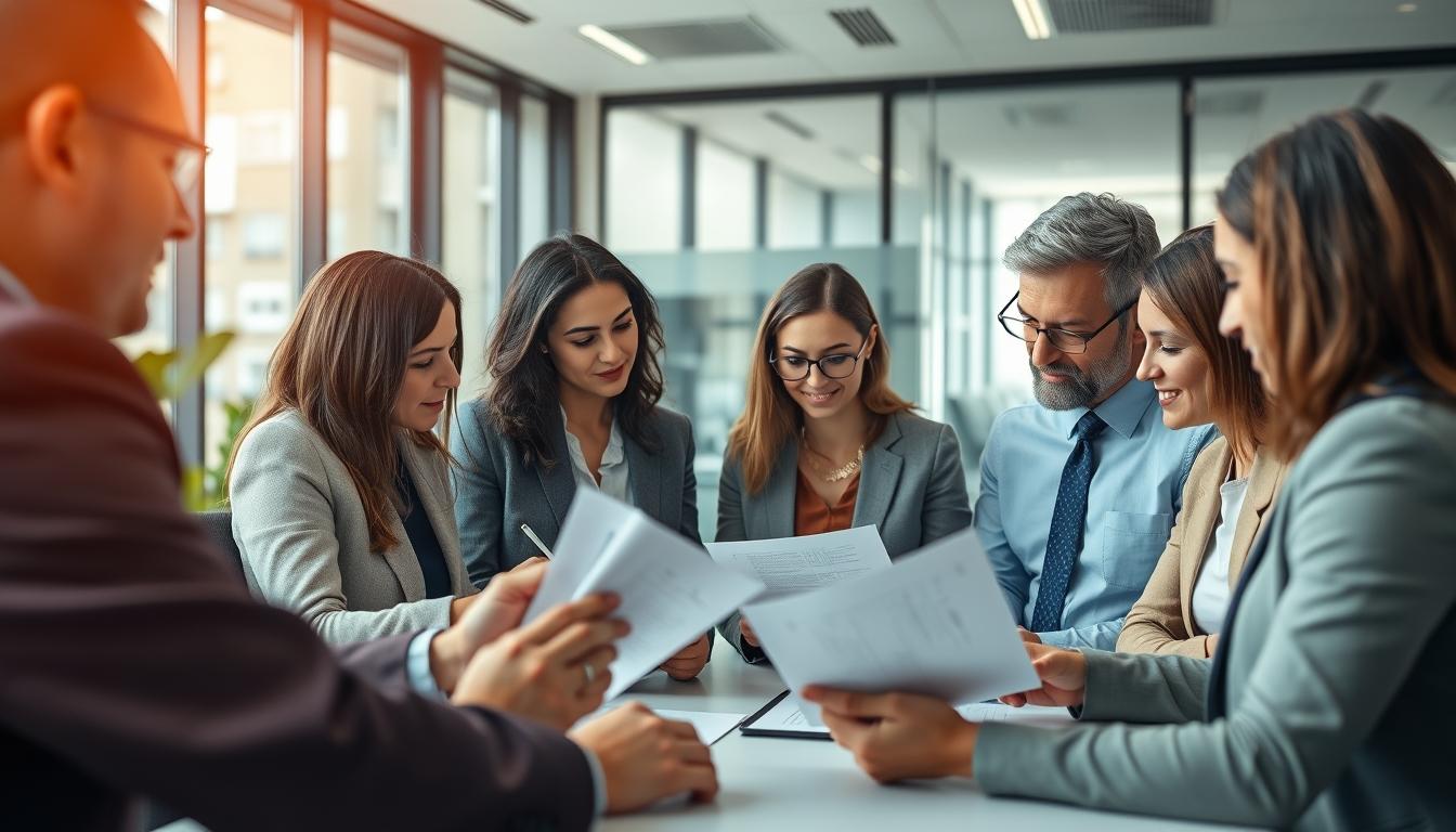 Business contract documents